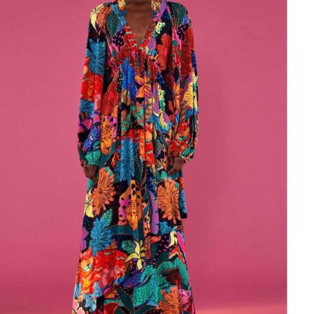 FARM Rio Cool Leopards Maxi Dress - Picture 3 of 5